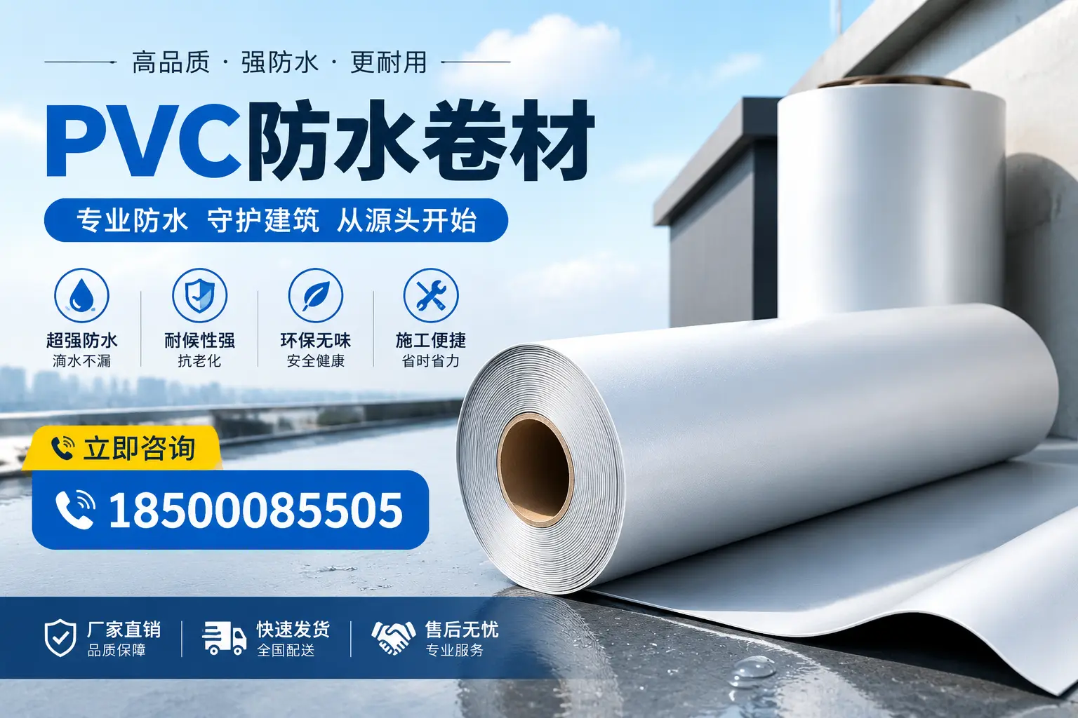 如何评估PVC防水卷材的性价比?莆田消费者必看